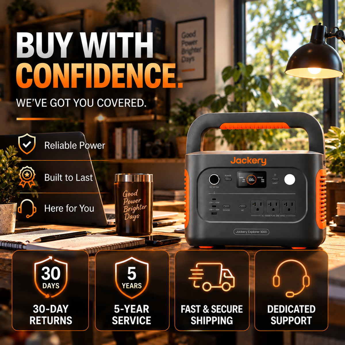 1070Wh Solar Generator Kit + FREE 200W Solar Panel